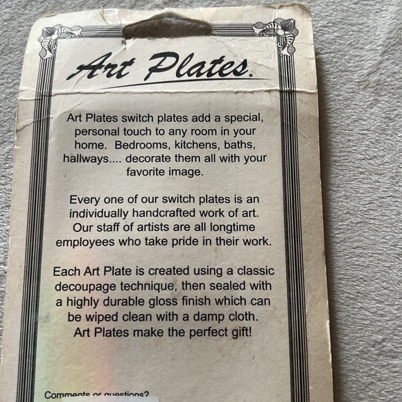 Children’s Bedroom Light Switch Plate - Little All-Star - Picture 3 of 3